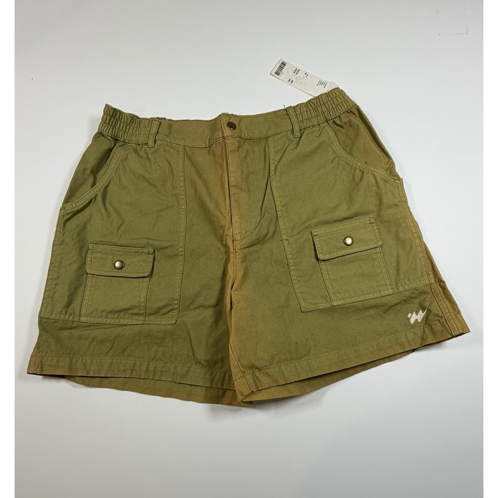 Urban Outfitters Without Walls Sand Scout Shorts Men's Size Medium Khaki Cargo